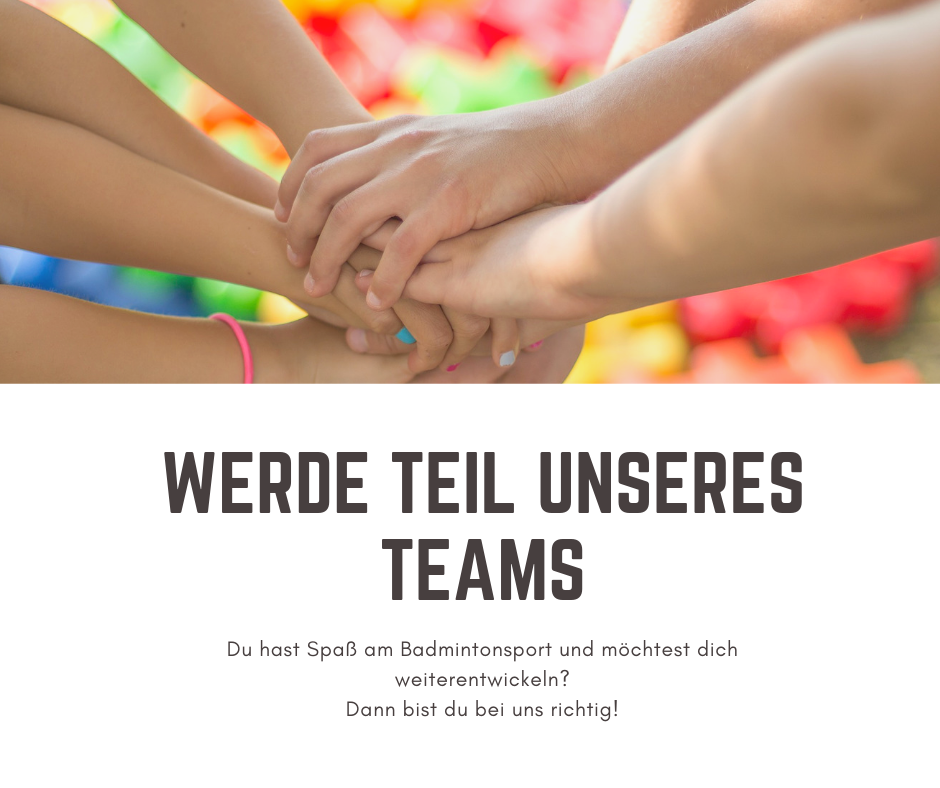 Badminton | Werde Teil unseres Teams!